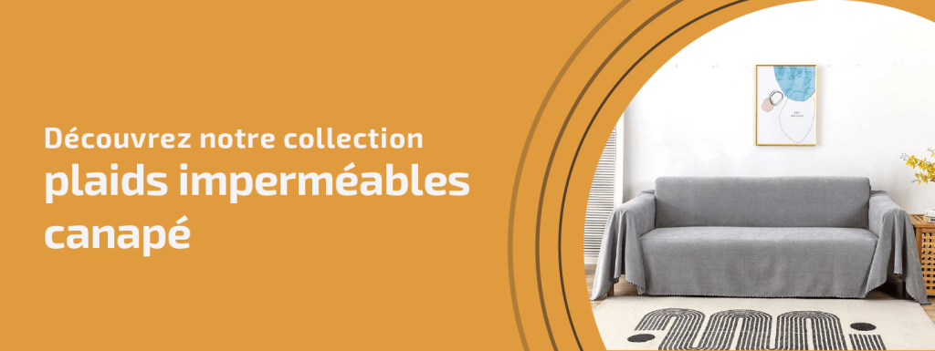 banniere plaid canape