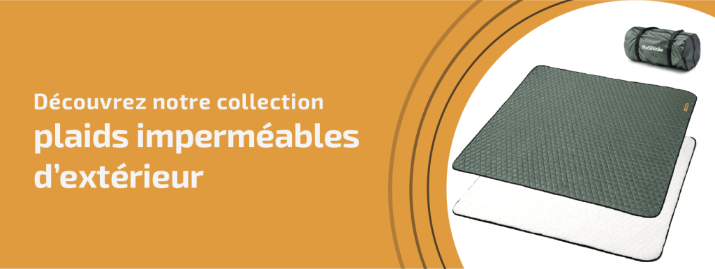 Notre collection de plaids impermeables exterieur banniere plaid exterieur