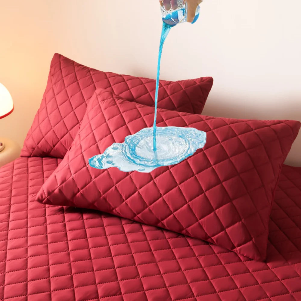 Protège oreiller imperméable et antibactérien