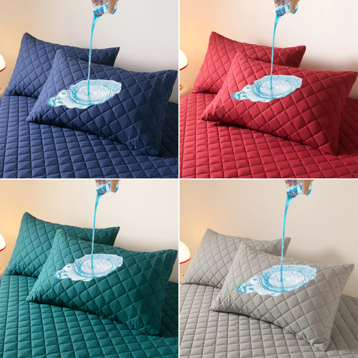 Protège oreiller imperméable et antibactérien